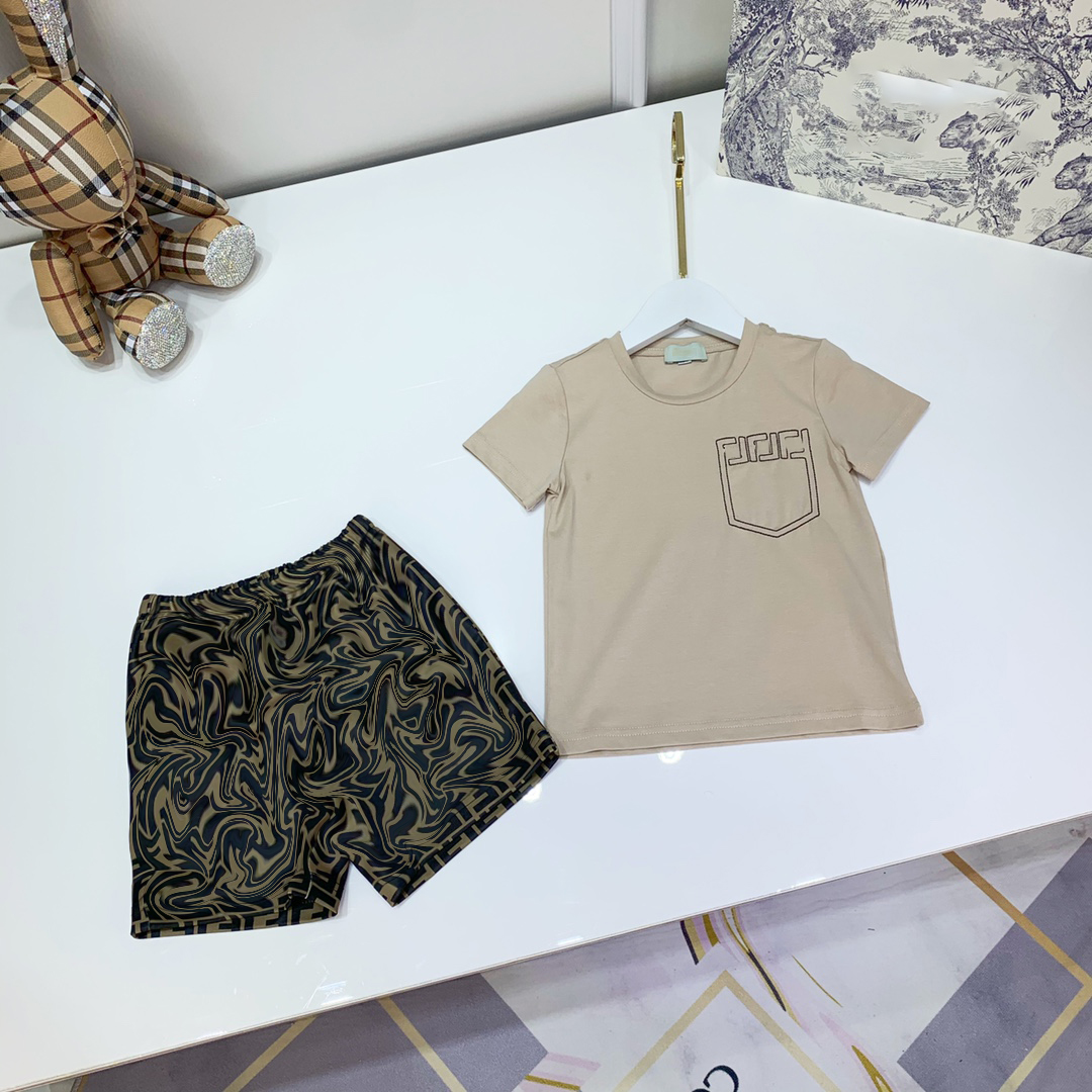 designer kids short sleeve + shorts sets childrens Sunscreen suit brown color brand clothing cotton tees size -150, Lotus color
designer kids short sleeve + shorts sets childrens Sunscreen suit brown color brand clothing cotton tees size -150, Lotus color
