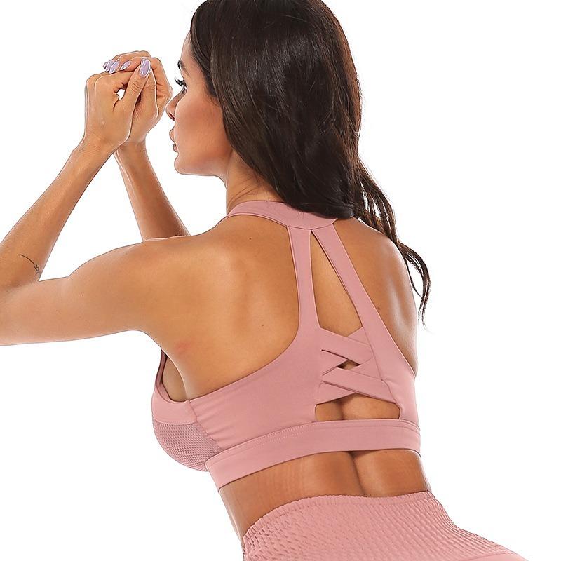Shockproof Sports Top Fitness Women' Tank Sport Bra Jogging Gym Woman Training Bras Yoga Tops Seamless for Workout Push Up XL, Pink
Shockproof Sports Top Fitness Women' Tank Sport Bra Jogging Gym Woman Training Bras Yoga Tops Seamless for Workout Push Up XL, Pink