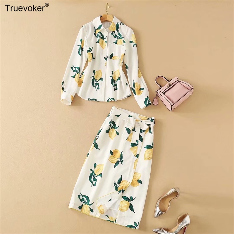 Truevoker Spring Runway Fashion et Women's Full Sleeve Lemon Fruit Print Top With Pencil Skirt Two Piece Set Suit 210602, Black
Truevoker Spring Runway Fashion et Women's Full Sleeve Lemon Fruit Print Top With Pencil Skirt Two Piece Set Suit 210602, Black