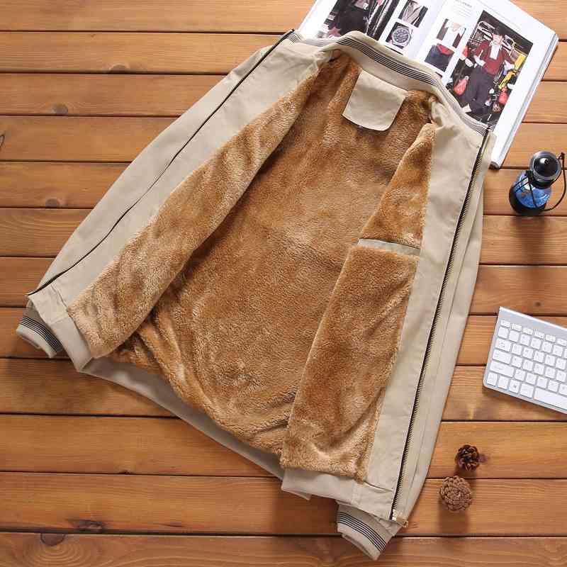 DIMUSI Autumn Mens Bomber Jackets Casual Male Outwear Fleece Thick Warm Windbreaker Jacket Military Baseball Coats Clothing 210811