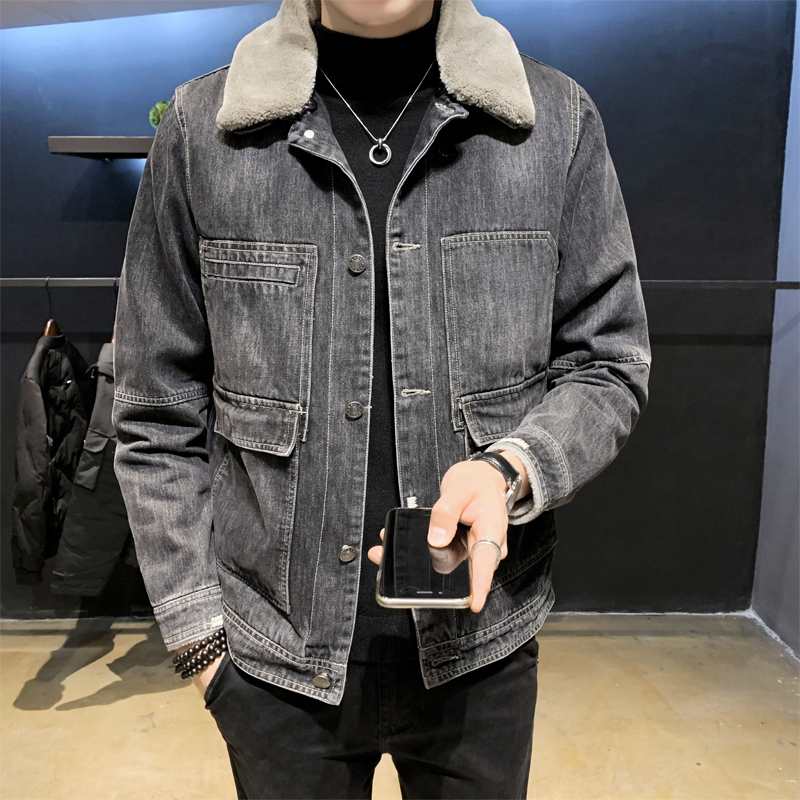 2021 New Alta Qualidade Outono Inverno Grosso Quente Denim Jaquetas Roupas Masculinas Moda Turn Down Collar Es Bolsos Casuais Jeans Casacos, As the photo show
2021 New Alta Qualidade Outono Inverno Grosso Quente Denim Jaquetas Roupas Masculinas Moda Turn Down Collar Es Bolsos Casuais Jeans Casacos, As the photo show