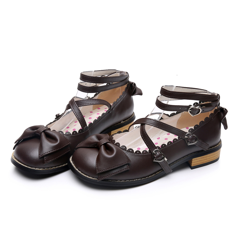 Lolita New Tea Party Sweet Bowknot Girls Daily Round Toe Crossed Buckles for Handcrafted Women Leather Plutonium Shoes Owac
Lolita New Tea Party Sweet Bowknot Girls Daily Round Toe Crossed Buckles for Handcrafted Women Leather Plutonium Shoes Owac
