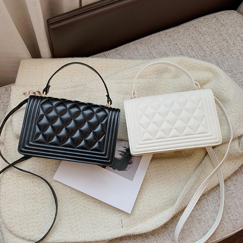 Solid Color Shoulder Messenger Bag Totes Bags Simple Purse Lattice Pattern Bag Fashion Women Handbags Clutch
Solid Color Shoulder Messenger Bag Totes Bags Simple Purse Lattice Pattern Bag Fashion Women Handbags Clutch