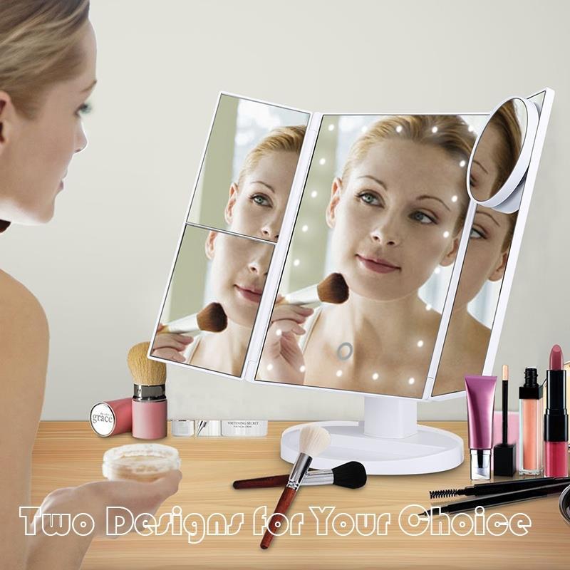 Makeup Mirrors Mirror Lamp Table LED Portable Folding Luminous Magnifying USB Interior Design Gifts Beauty Bathroom Panel Lights
Makeup Mirrors Mirror Lamp Table LED Portable Folding Luminous Magnifying USB Interior Design Gifts Beauty Bathroom Panel Lights