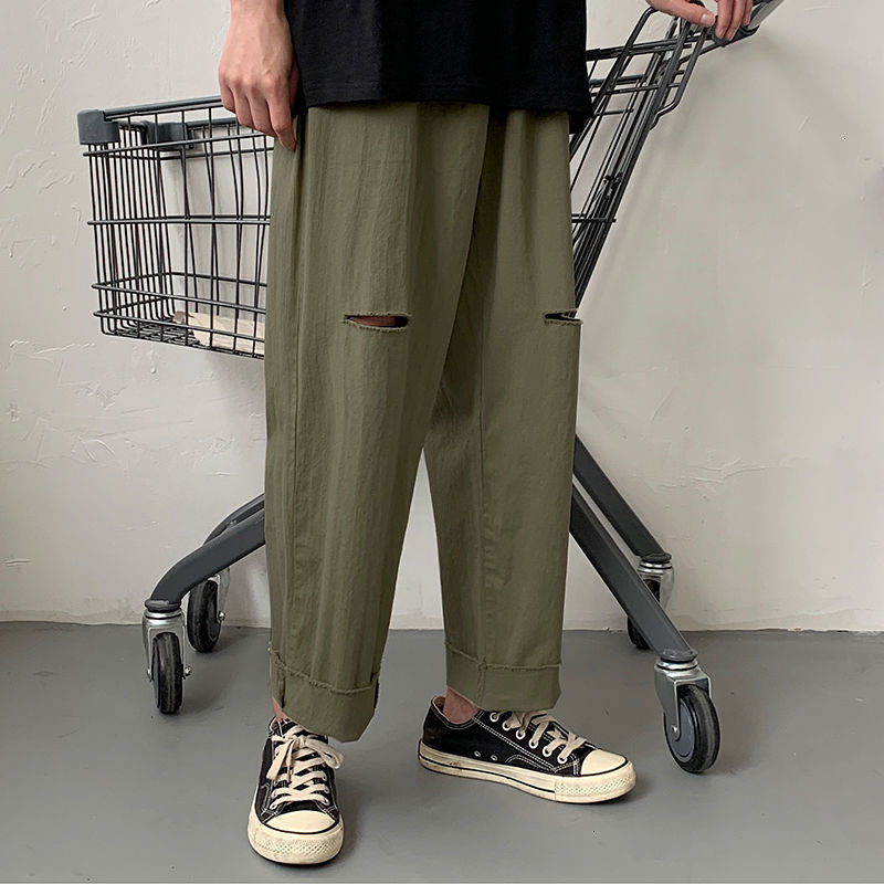 2021 New Spring Summer Wide-leg Men's Fashion Retro Ripped Casual Streetwear Korean Loose Hip-hop Straight Hole Pants Men Hekw, Black
2021 New Spring Summer Wide-leg Men's Fashion Retro Ripped Casual Streetwear Korean Loose Hip-hop Straight Hole Pants Men Hekw, Black
