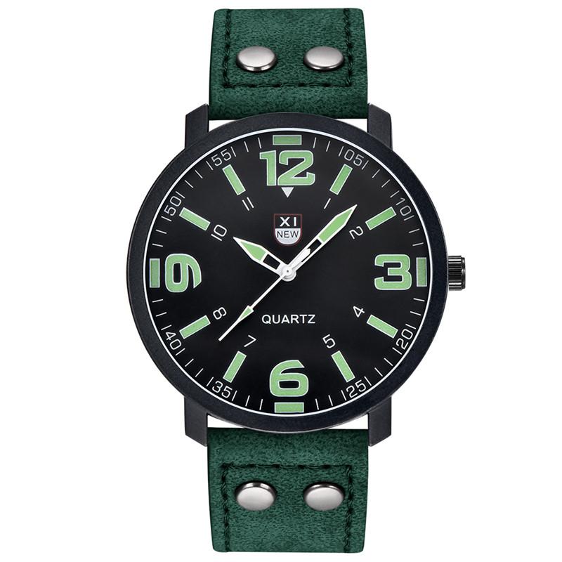 Wristwatches Original XI Brand K13 Military Watches Men Fashion Leather Band Sports Army Luminous Quartz Clock Relogio Masculino Black, Khaki black
Wristwatches Original XI Brand K13 Military Watches Men Fashion Leather Band Sports Army Luminous Quartz Clock Relogio Masculino Black, Khaki black