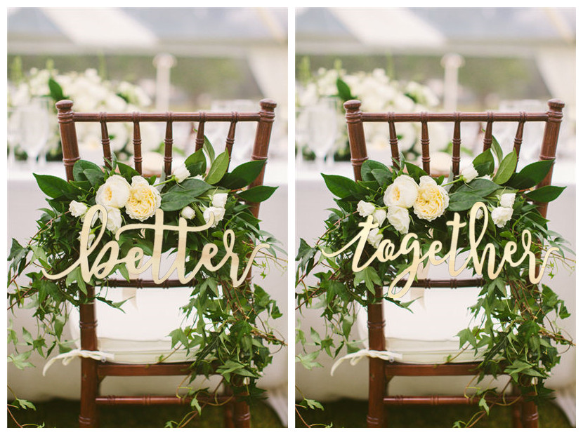 Wedding Chair Signs "Better Together" for Bride and Groom Wedding Chairs,Wooden Hanging Signs Set 2pcs/lot
Wedding Chair Signs "Better Together" for Bride and Groom Wedding Chairs,Wooden Hanging Signs Set 2pcs/lot