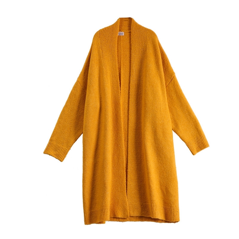 LANMREM New autumn Fashion Women Clothes Scarf Collar Lantern Sleeves Pocket Loose Knits Cardigan WJ82604 210218
