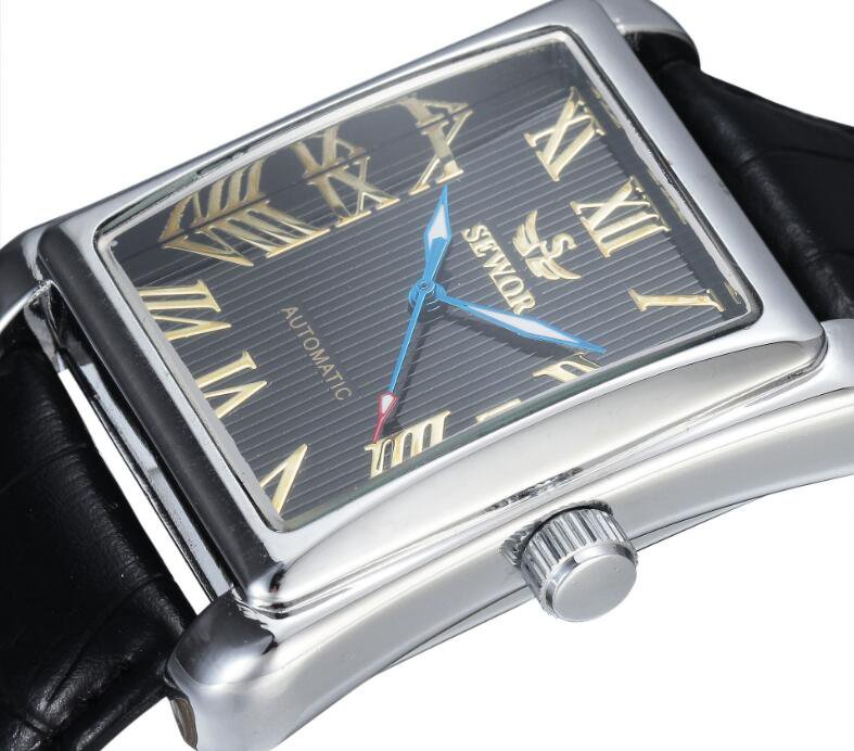 SEWOR mechanical watch Automatic movement watch leather belt men's casual fashion watch SEW02