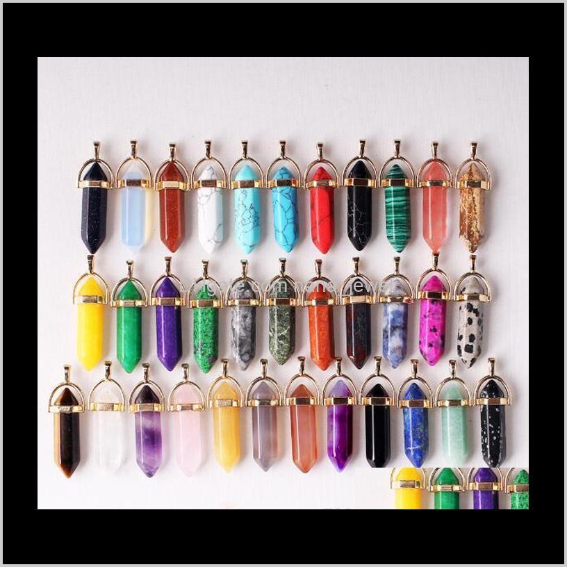 Fashion Natural Stone Bullet Sharp Crystal Pendant Quartz Rock Crystal Chakra Druzy Necklace Jewelry Findinngs K0C5C G7Lcd, Bronze;silver
Fashion Natural Stone Bullet Sharp Crystal Pendant Quartz Rock Crystal Chakra Druzy Necklace Jewelry Findinngs K0C5C G7Lcd, Bronze;silver