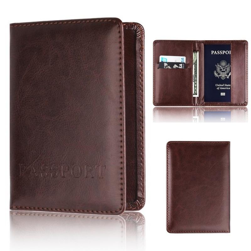Card Holders Solid Luxury Men Passport Cover Leather Female Holder Women Travel Wallet Case For ID Bank Cards Organizer Purse, Black
Card Holders Solid Luxury Men Passport Cover Leather Female Holder Women Travel Wallet Case For ID Bank Cards Organizer Purse, Black