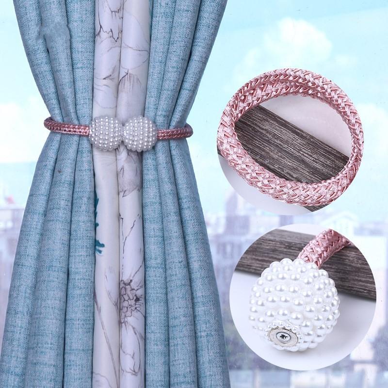 Other Home Decor Pearlescent Magnetic Curtain Clip Strap Thick Rope Pearl Buckle Hanging Ball Accessories H 
Other Home Decor Pearlescent Magnetic Curtain Clip Strap Thick Rope Pearl Buckle Hanging Ball Accessories H