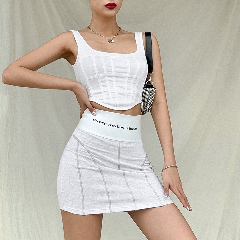 square collar sleeveless striped backless sexy V styles sexy Tshirt female outfits camsi U373