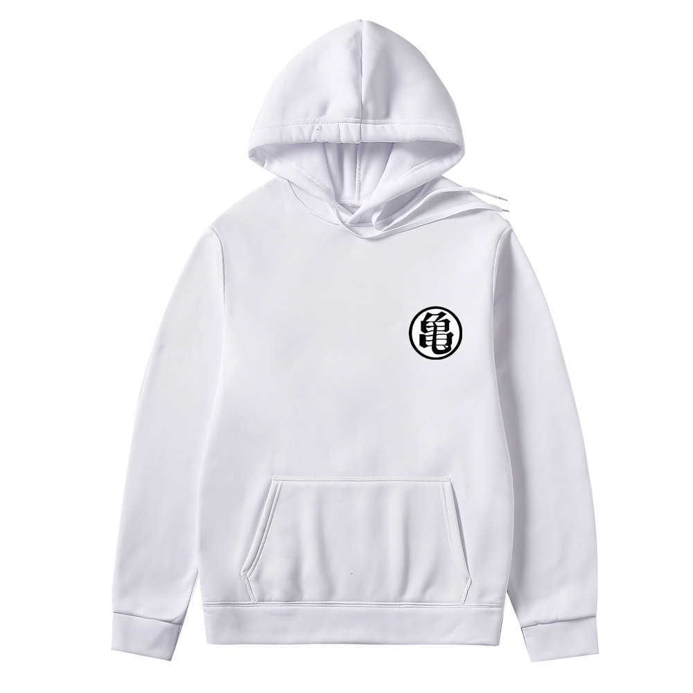 Men Hoodies Sweatshirts Orange Turtle Goku Print Autumn New Spoof Cartoon Casual Fashion men Streetwear sudadera pullover H0910