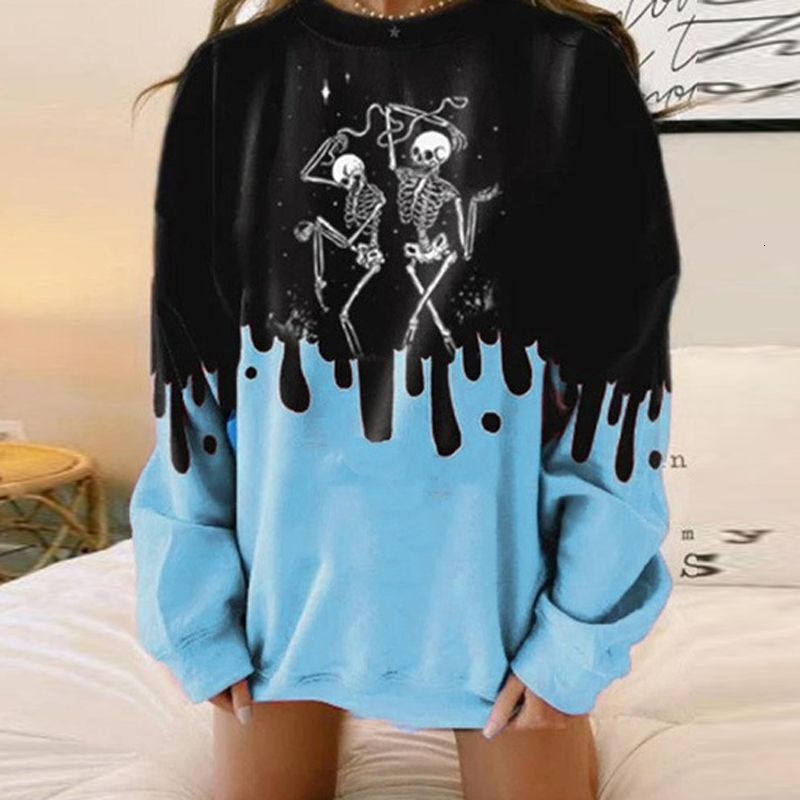 2021 New Halloween Skeleton Printed Hoodie Sweatshirt Women Autumn Long Sleeve Loose Top Pullover Vintage Harajuku Sweatshirts 01az, 05
2021 New Halloween Skeleton Printed Hoodie Sweatshirt Women Autumn Long Sleeve Loose Top Pullover Vintage Harajuku Sweatshirts 01az, 05
