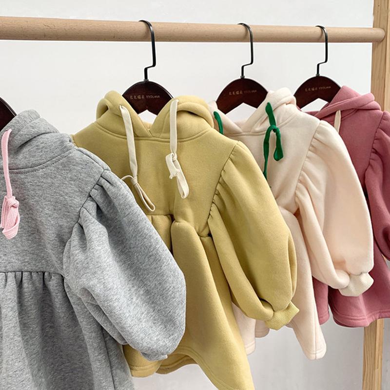 Girl's Dresses Toddler Baby Girls Hooded Fleece For Spring Autumn Sweater Dress Kids Long Sleeve Princess Children Clothing, Pink
Girl's Dresses Toddler Baby Girls Hooded Fleece For Spring Autumn Sweater Dress Kids Long Sleeve Princess Children Clothing, Pink