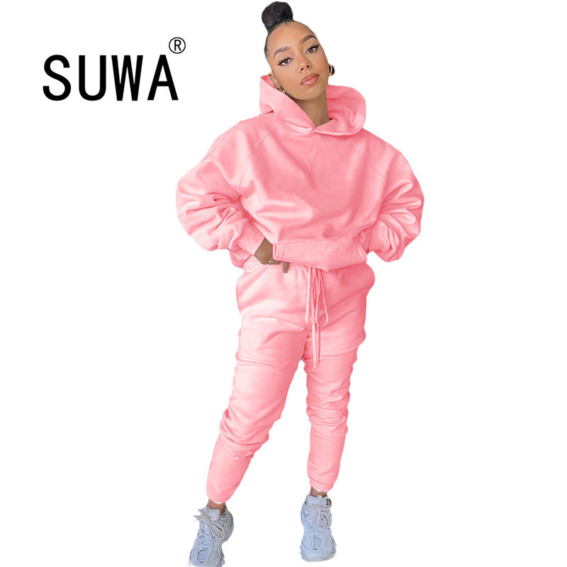 Product Autumn Winter Tracksuit Women Pink Clothing Sets 2 Piece Long Sleeve Hoodies Top + Sport Pants Sweatpants Suit 210525, Yellow
Product Autumn Winter Tracksuit Women Pink Clothing Sets 2 Piece Long Sleeve Hoodies Top + Sport Pants Sweatpants Suit 210525, Yellow