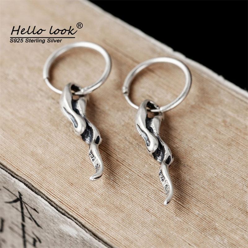 Hoop & Huggie HelloLook 925 Sterling Silver Thorns Shaped Circle Earrings Rock Metal Gothic Vintage Real Antique, Golden;silver 
Hoop & Huggie HelloLook 925 Sterling Silver Thorns Shaped Circle Earrings Rock Metal Gothic Vintage Real Antique, Golden;silver