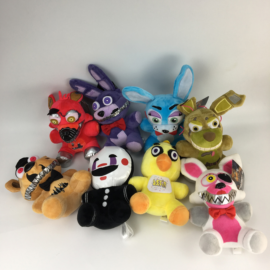 FNAF Five Nights at Freddy Bear Fox Bonnie Chica Golden Freddy Nightmare Fredbear Kids Plush Toys
FNAF Five Nights at Freddy Bear Fox Bonnie Chica Golden Freddy Nightmare Fredbear Kids Plush Toys