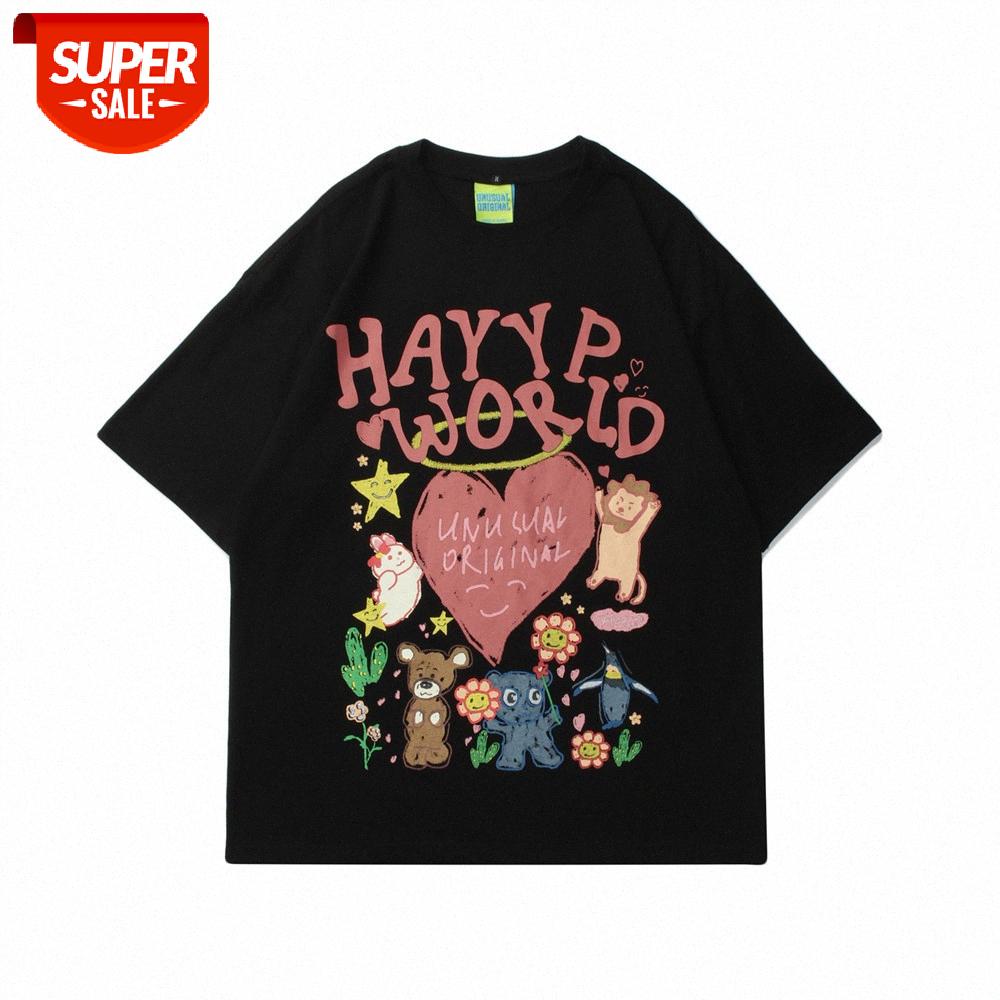 Graffiti printed short-sleeved T-shirt men's creative fun loose round neck half sleeve flow five-point sleeves #JD6P, White;black
Graffiti printed short-sleeved T-shirt men's creative fun loose round neck half sleeve flow five-point sleeves #JD6P, White;black