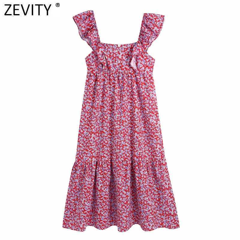 Zevity Women Sweet Red Floral Print Ruffles Sling Midi Dress Female Side Zipper Boho Vestido Chic Casual Summer Dresses DS8317 210603, As pic ds8317bb
Zevity Women Sweet Red Floral Print Ruffles Sling Midi Dress Female Side Zipper Boho Vestido Chic Casual Summer Dresses DS8317 210603, As pic ds8317bb