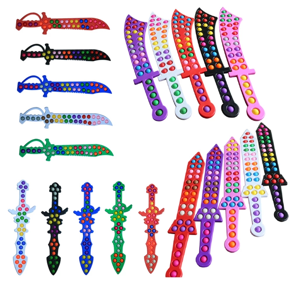 56cm Giant Large Fidget Toys Push Bubble Katana Sword Shape Party Favor Sensory Puzzles Bubbles Silicone Board Game Educational Decompression Toy
56cm Giant Large Fidget Toys Push Bubble Katana Sword Shape Party Favor Sensory Puzzles Bubbles Silicone Board Game Educational Decompression Toy