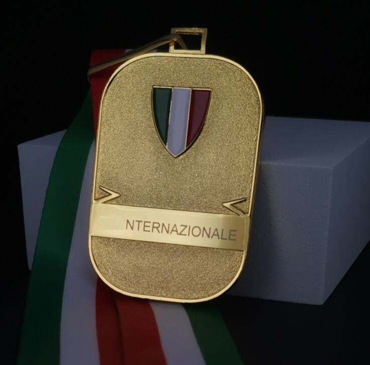 20/21 Serie Italia A Champions Alloy Medal Collectable Milan League Finals Medals as Collections or Fan Gifts