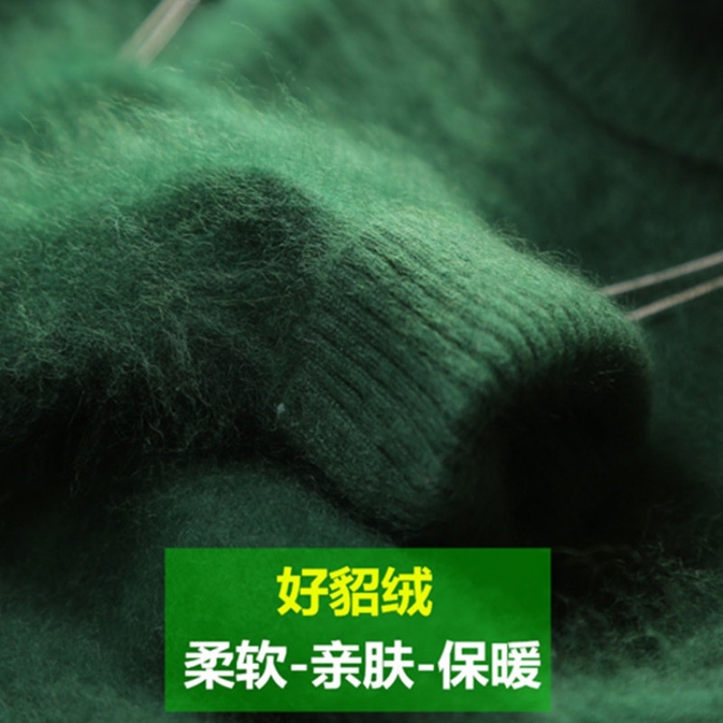 Autumn and winter new 100% cashmere sweater female short paragraph v-neck knit bottoming shirt solid color cashmere sweater 210218