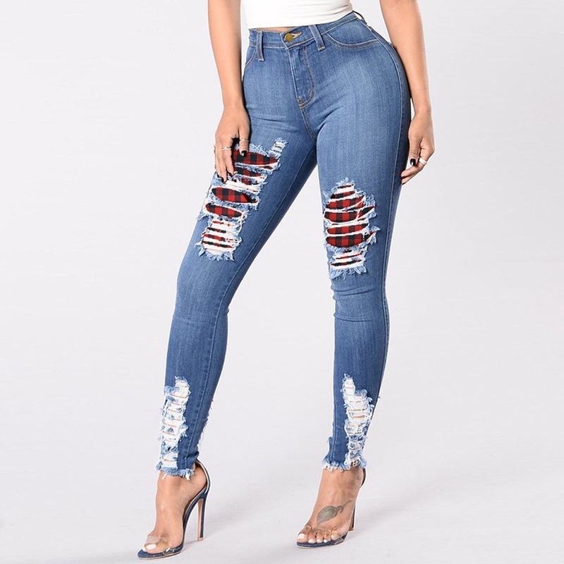 2021 New Women Printing Button High Waist Pocket Hole Shredded Jeans Trousers Fashion Slim Denim Pants Laides Spring Autumn Wear 3yt7, White
2021 New Women Printing Button High Waist Pocket Hole Shredded Jeans Trousers Fashion Slim Denim Pants Laides Spring Autumn Wear 3yt7, White