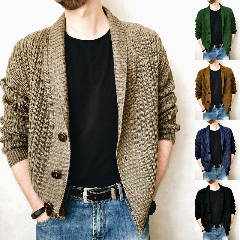 Mens Sweaters Autumn Winter Warm Cashmere Wool Button Cardigan Sweaters Man Casual Knitwear Sweatercoat Male Clothe, Black
Mens Sweaters Autumn Winter Warm Cashmere Wool Button Cardigan Sweaters Man Casual Knitwear Sweatercoat Male Clothe, Black