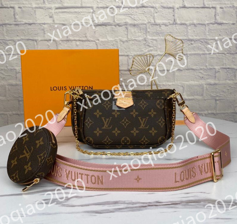 3 pcs/set women Shoulder Bags favorite multi pochette accessories Crossbody Purse Messenger Handbag Flower designer bag Leather LVLOUISVITTON VUTTON, Shoulder strap
3 pcs/set women Shoulder Bags favorite multi pochette accessories Crossbody Purse Messenger Handbag Flower designer bag Leather LVLOUISVITTON VUTTON, Shoulder strap