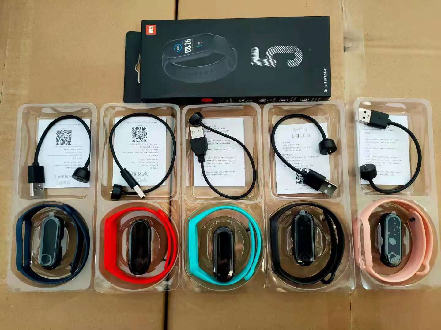 M5 Waterproof Intelligent band SmartWatch Wristbands HD LED Color Screen Heart Rate Fitness Tracker Smart Health Wristband
M5 Waterproof Intelligent band SmartWatch Wristbands HD LED Color Screen Heart Rate Fitness Tracker Smart Health Wristband