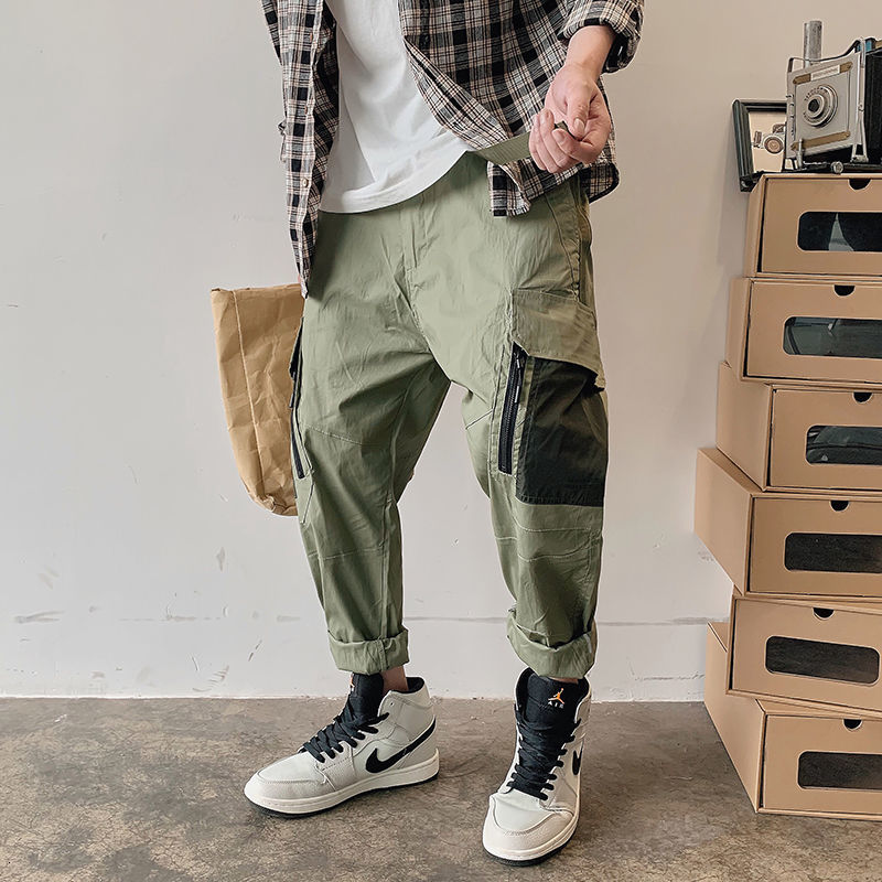 2021 New Men' Hip Hop Style Casual Loose Fashion Haren Pants Streetwear Trousers Green/black Color Joggers Sweatpants -3xl 126m
2021 New Men' Hip Hop Style Casual Loose Fashion Haren Pants Streetwear Trousers Green/black Color Joggers Sweatpants -3xl 126m