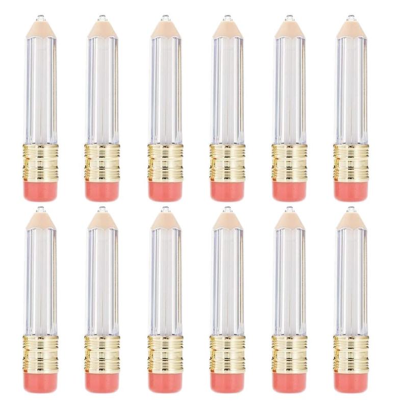 12 Pack Novelty Pencil Shaped Empty Lip Gloss Tubes Containers Gloss Tubes Containers Clear Mini Refillable Lip Oil Bottles 5ml
12 Pack Novelty Pencil Shaped Empty Lip Gloss Tubes Containers Gloss Tubes Containers Clear Mini Refillable Lip Oil Bottles 5ml