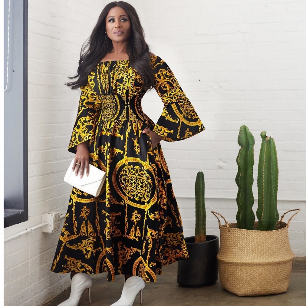 for Woman Plus Size Robe Africaine Femme 2021 Long Dress of African Clothes European Z4id