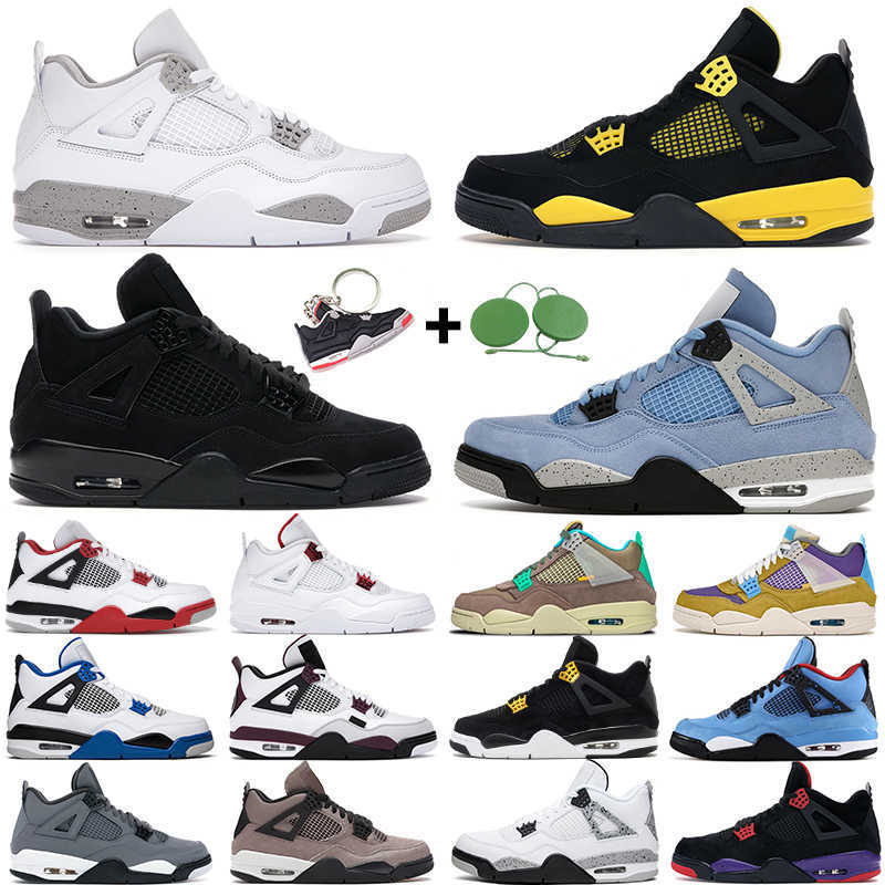Jumpman 4s Shoes Women Mens Sports Sneakers Jorden 4 Cactus Jack Purple Sail White Off Oreo Fire Red Military Black Cat Infrared Bred Univer
Jumpman 4s Shoes Women Mens Sports Sneakers Jorden 4 Cactus Jack Purple Sail White Off Oreo Fire Red Military Black Cat Infrared Bred Univer