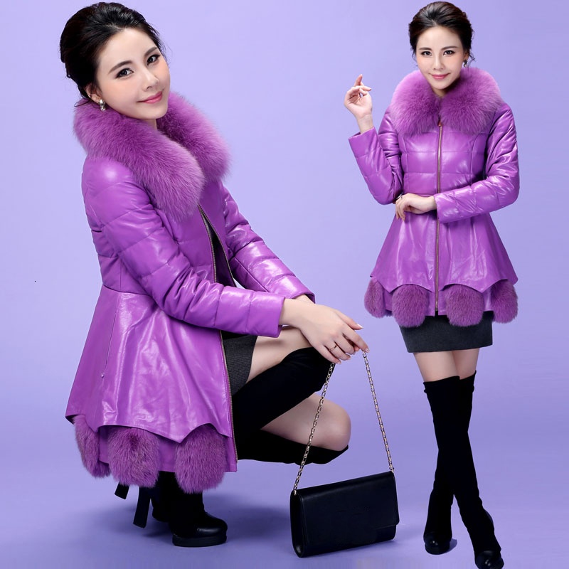 2021 New Size Plus Fashion Women Faux Leather Fur Collar Mid-long Autumn Winter Down Jacket and Coats Gq1904 Ym0l, Beige
2021 New Size Plus Fashion Women Faux Leather Fur Collar Mid-long Autumn Winter Down Jacket and Coats Gq1904 Ym0l, Beige