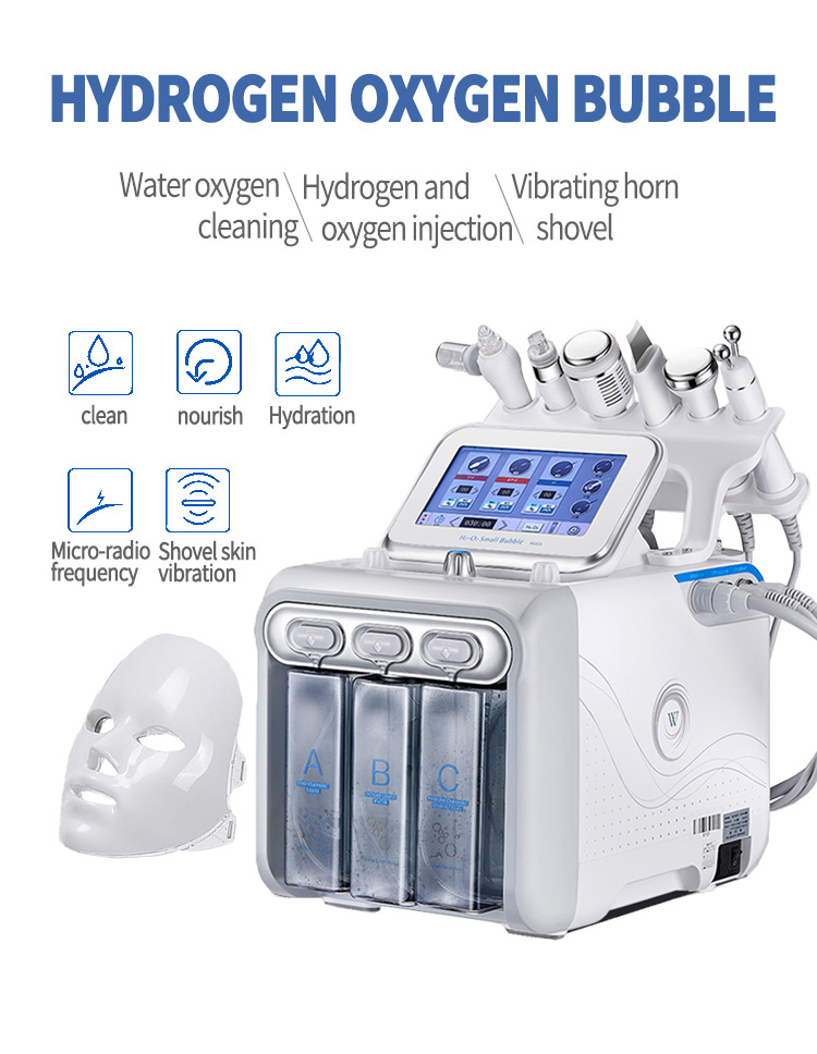 H202 Hydra small bubble 7 in 1 Hydro microdermabrasion aqua peel beauty machine Water Dermabrasion Peeling 110V/220V