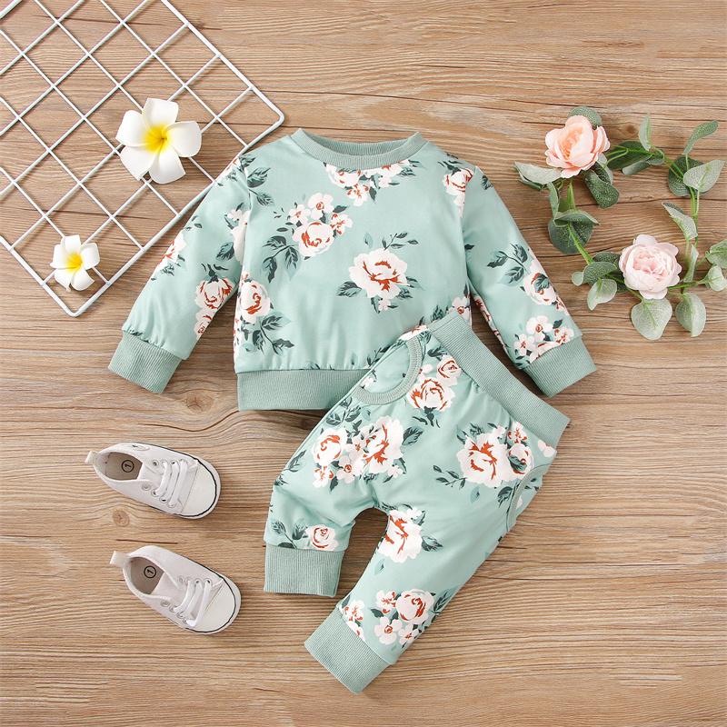 Clothing Sets Baby Girl 2Pcs Fall Outfits Long Sleeve Floral Print Pullover Sweatershirt + Pocket Pants Set Casual Clotes For Infant 0-3 Yea, White
Clothing Sets Baby Girl 2Pcs Fall Outfits Long Sleeve Floral Print Pullover Sweatershirt + Pocket Pants Set Casual Clotes For Infant 0-3 Yea, White