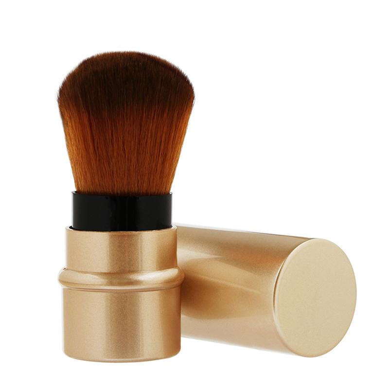 Makeup Brushes Retractable Single Brush Foundation Blending Powder Blusher Face Convenient Travel Tool Cosmetic Soft Bristles
