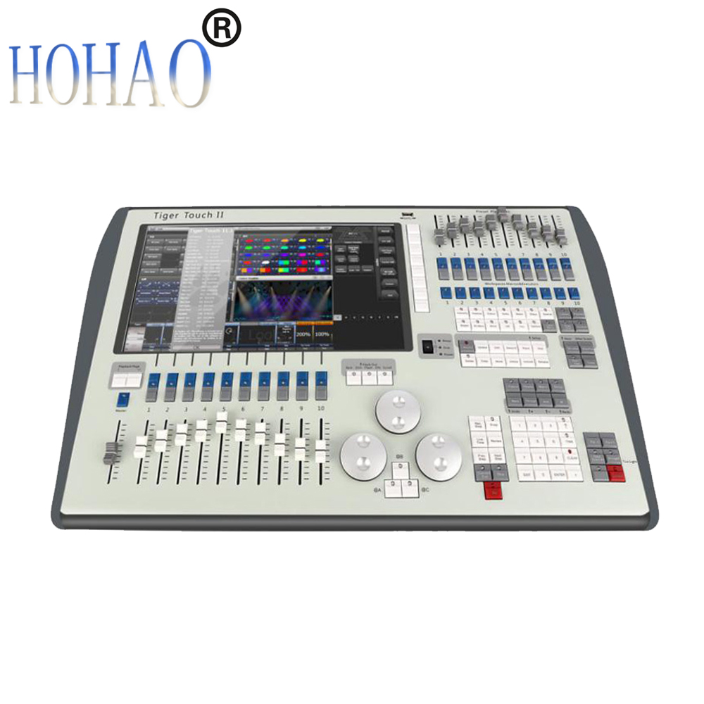 hohao top quality tt touch tiger controller second generation multisystem the best deal is concert hall school wedding dj light stage lighting conso