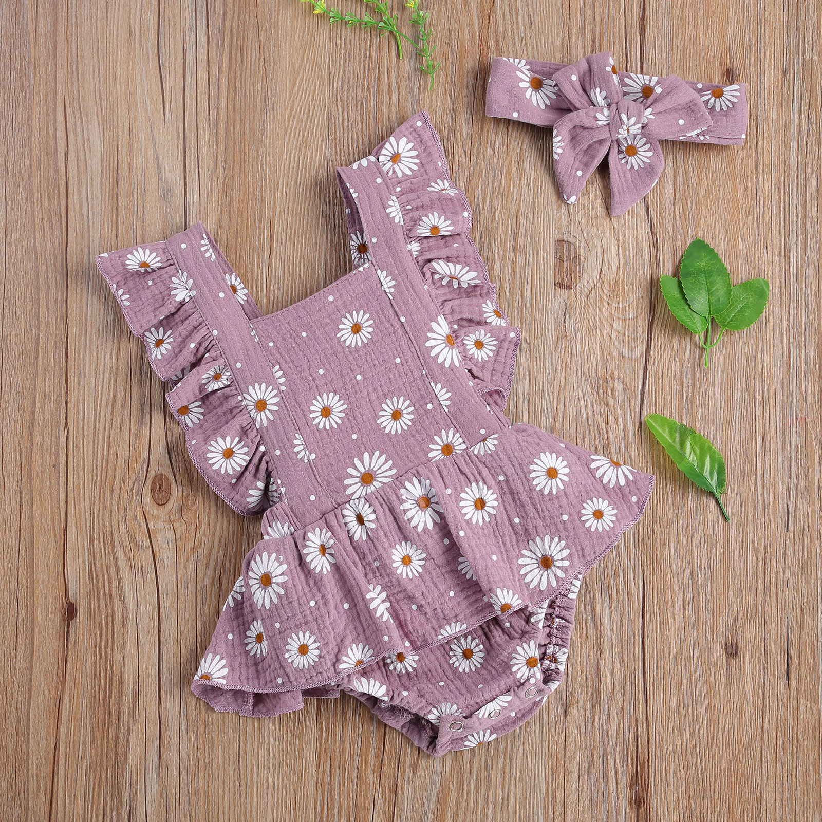0-24M Newborn Baby Girls Ruffle daisy r Romper Backcross Jumpsuit +Headband Outfits Sunsuit Baby Clothing, Pink
0-24M Newborn Baby Girls Ruffle daisy r Romper Backcross Jumpsuit +Headband Outfits Sunsuit Baby Clothing, Pink