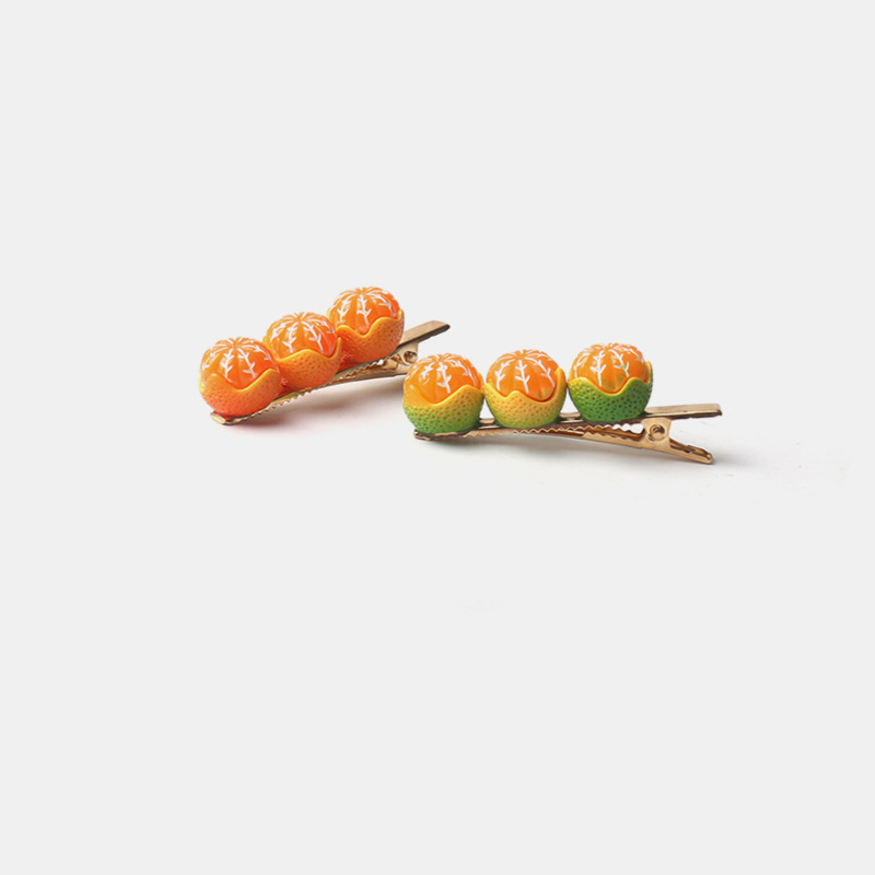 Creative Fun Half-Peeled Orange Hair Clips Cute Girl Side Clip Fashion Sweet Style Japanese Fruit Hairpin Word Side Bangs Clip Headdress Duckbill Headpin Gifts
Creative Fun Half-Peeled Orange Hair Clips Cute Girl Side Clip Fashion Sweet Style Japanese Fruit Hairpin Word Side Bangs Clip Headdress Duckbill Headpin Gifts