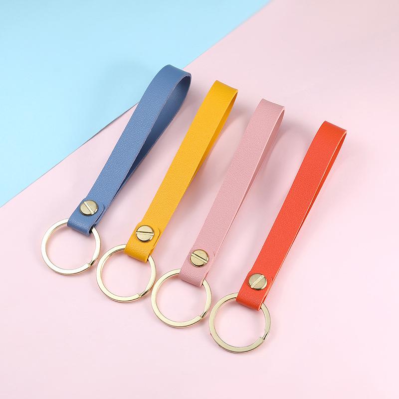 Keychains Women 8 Colors Wrist Strap Key Holder Artificial Leather Rope PU Keychain Business Auto Keyring Gift Accessories For Girlfriend
Keychains Women 8 Colors Wrist Strap Key Holder Artificial Leather Rope PU Keychain Business Auto Keyring Gift Accessories For Girlfriend