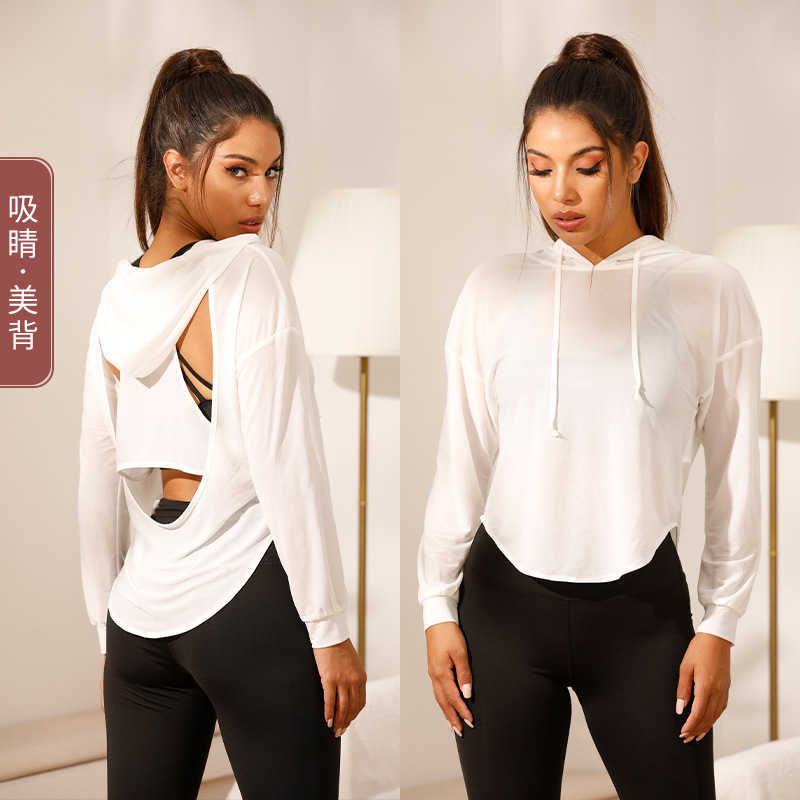 Running back breathable loose hooded sports coat Fitness Yoga coat women's outdoor running top, Gray
Running back breathable loose hooded sports coat Fitness Yoga coat women's outdoor running top, Gray