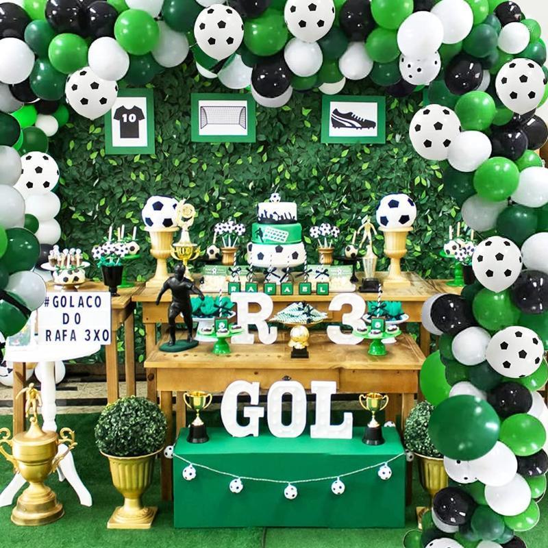 Party Decoration Balloon Garland Arch Kit Birthday Green And White Football Balloons For Kids Boy Baby Shower Supplies
Party Decoration Balloon Garland Arch Kit Birthday Green And White Football Balloons For Kids Boy Baby Shower Supplies