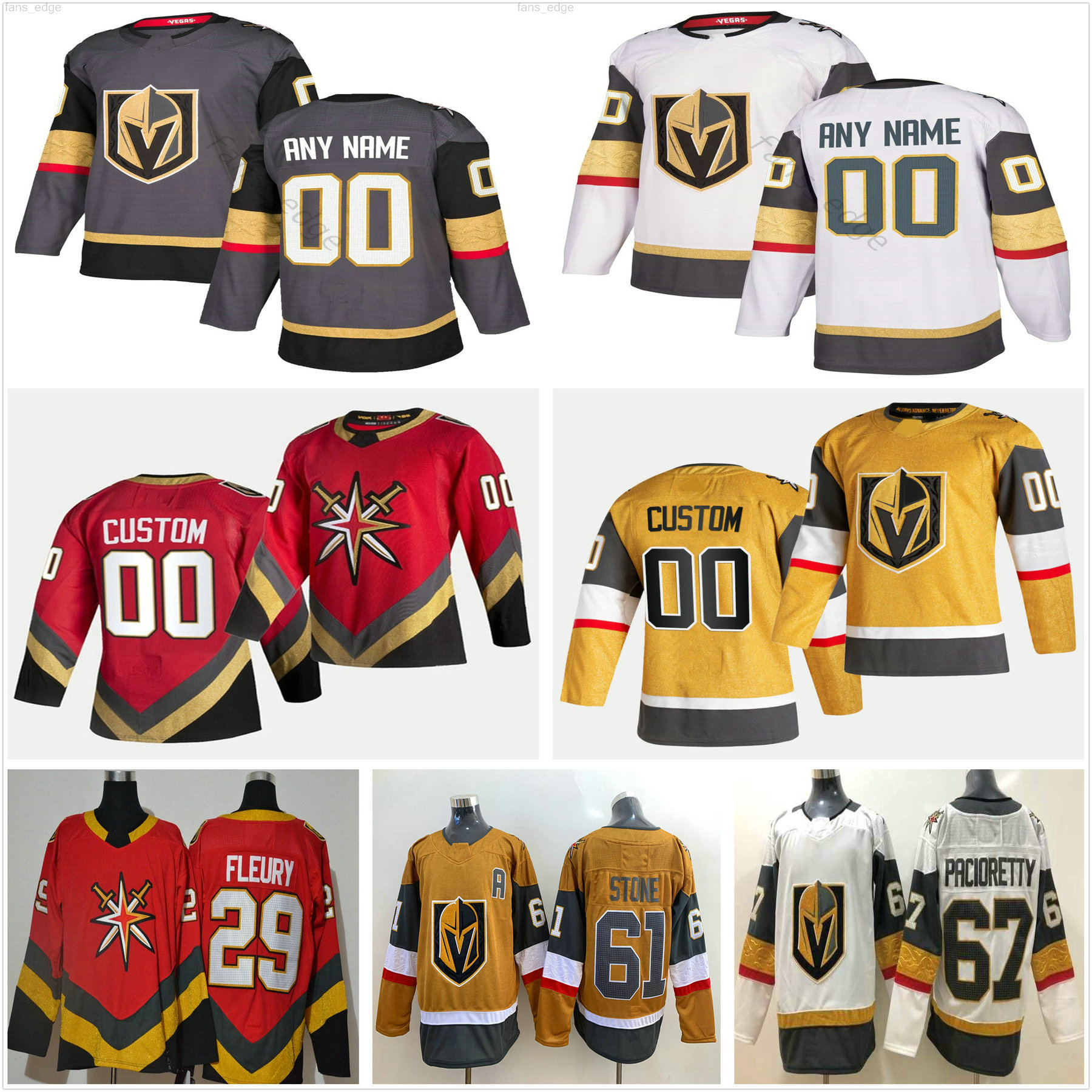 Custom 2021 Reverse Retro Vegas Golden Knights Marc-Andre Fleury Karlsson Max Pacioretty Reilly Smith Deryk Engelland Robin Lehner Jerseys, White
Custom 2021 Reverse Retro Vegas Golden Knights Marc-Andre Fleury Karlsson Max Pacioretty Reilly Smith Deryk Engelland Robin Lehner Jerseys, White