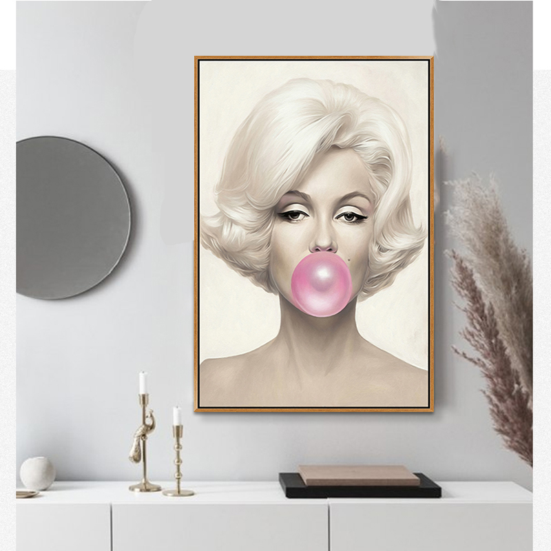Graffiti Art Audrey Hepburn Canvas Painting Wall Pictures For Living Room Canvas Print Modern Decorative Canvas Art