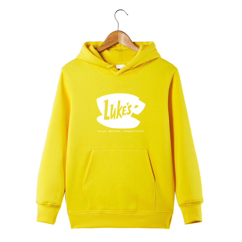 Luke's Diner Hoodie Gilmore Girls Lukes Hoodie Stars Hallow Lorelai Rory Lane Hooded Pullover Sweatershirt 201203