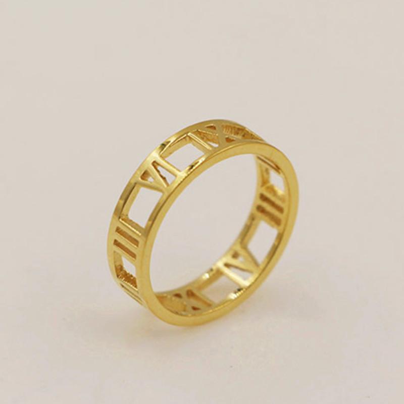 Cluster Rings Fashion Accessories Jewelry Hollow Roman Numerals Ring Finger Rose Gold-Color Stainless Steel For Women Tail R04-1
Cluster Rings Fashion Accessories Jewelry Hollow Roman Numerals Ring Finger Rose Gold-Color Stainless Steel For Women Tail R04-1